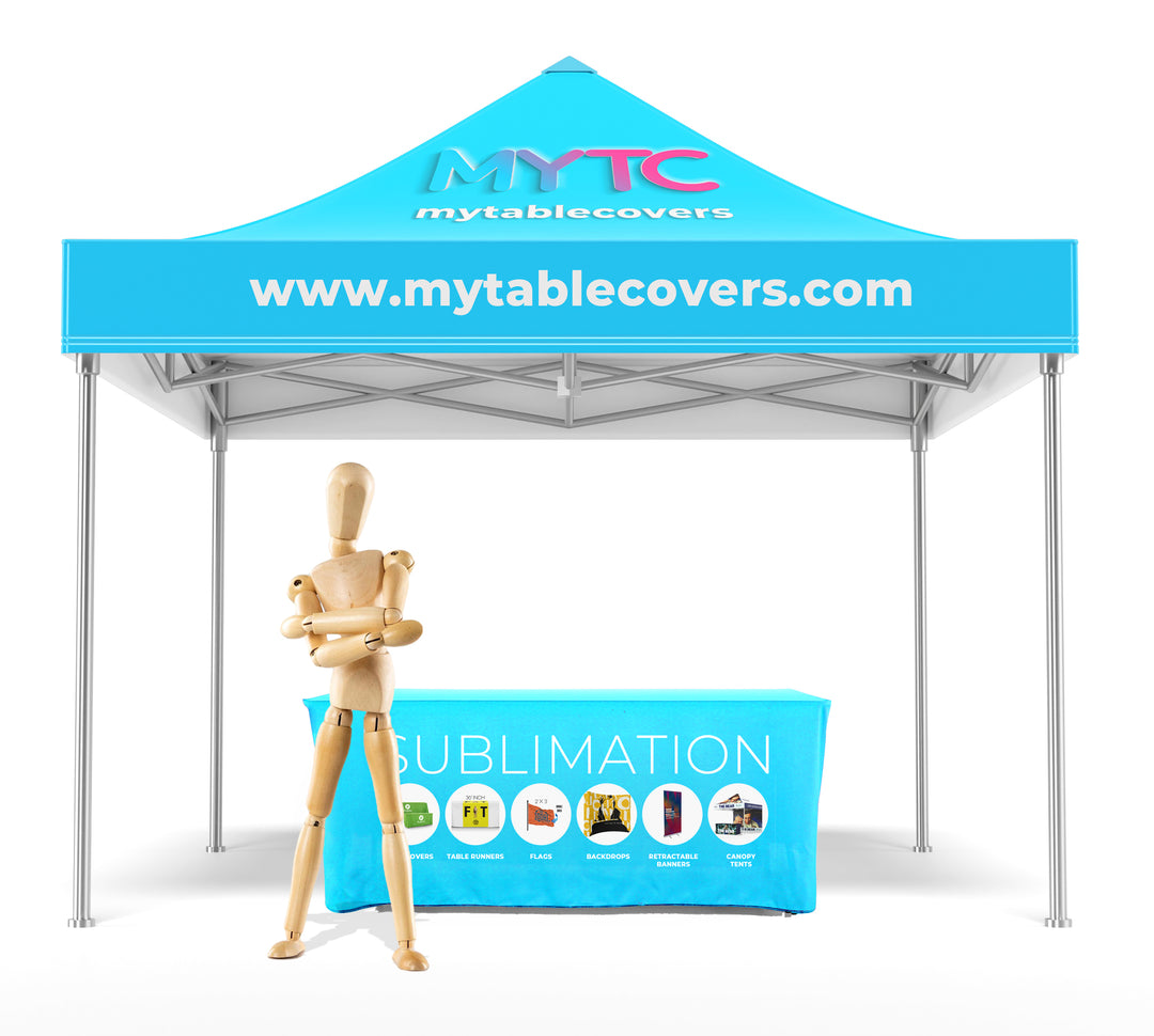 Prime Pop Up Canopy Tent 10ft x 10ft + Fitted Table cover (C)