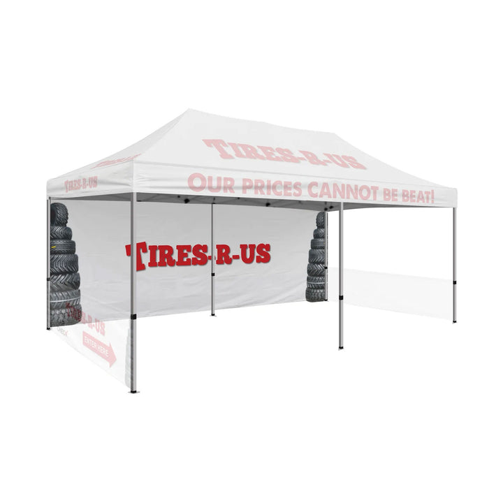 Prime Hex Aluminum 20ft x 10ft Custom Pop Up Canopy Tent