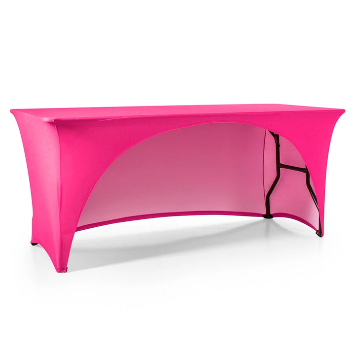 Mantel elástico de 8 pies (3 caras) con respaldo abierto 2023® STRETCH