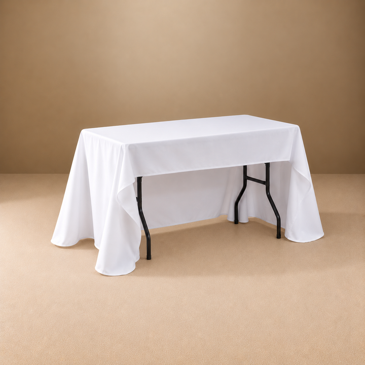4ft Throw 3 Sided Custom Printed Table Cover – All Over Print