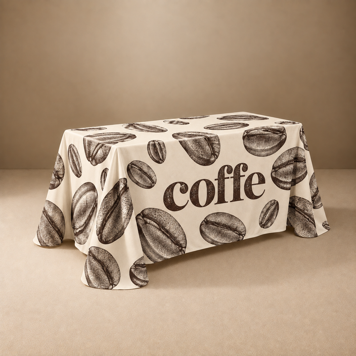 4ft Throw 3 Sided Custom Printed Table Cover – All Over Print