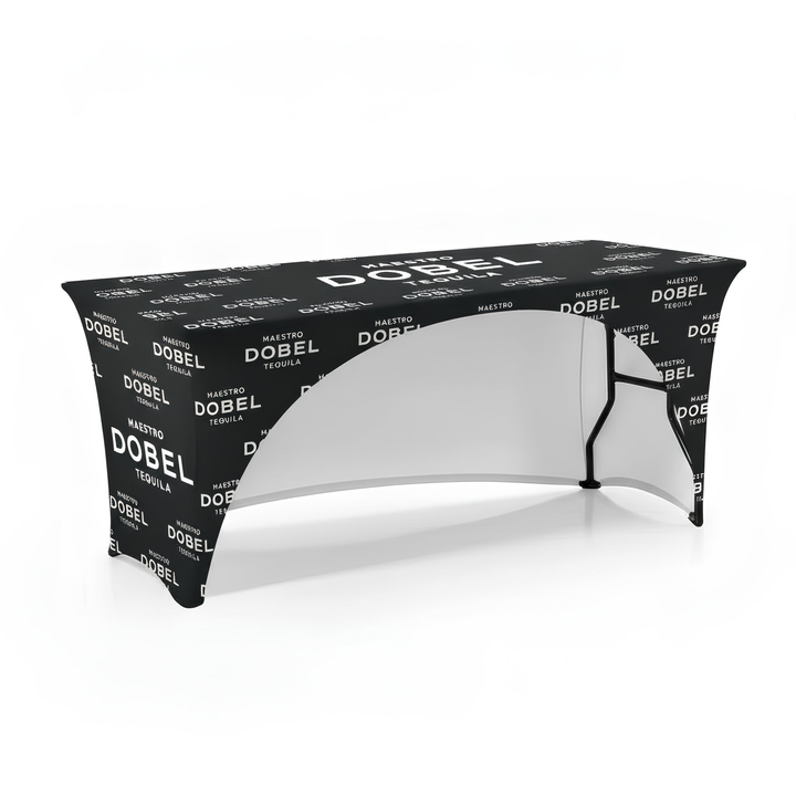 6 ft Stretch Tablecover (3 Sided) Open Back STRETCH (C)
