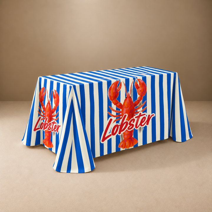 4ft Throw Custom Printed Table Cover – All Over Print