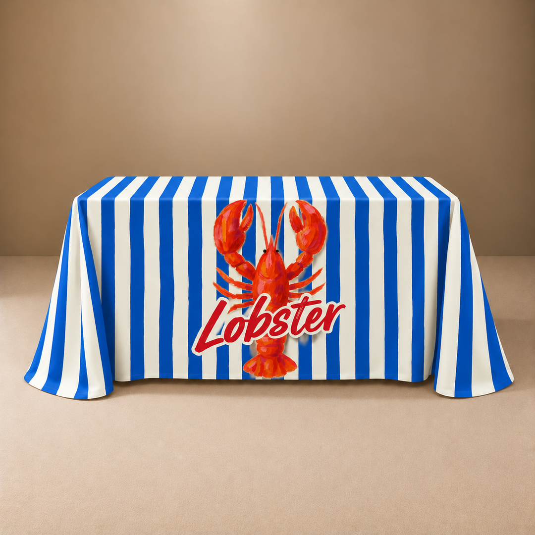 4ft Throw Custom Printed Table Cover – All Over Print