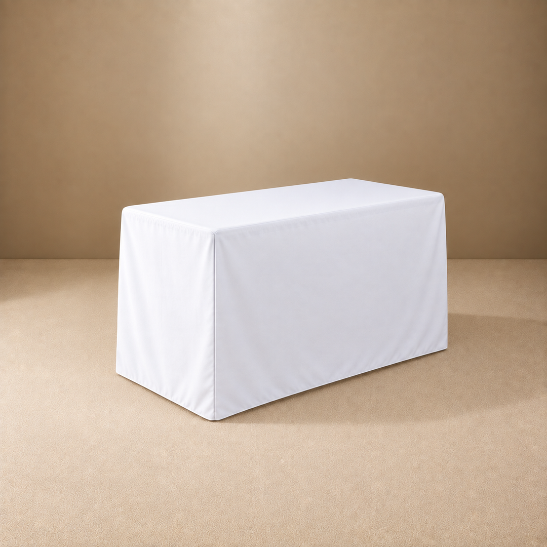 4ft Fitted Custom Printed Table Cover – All Over Print