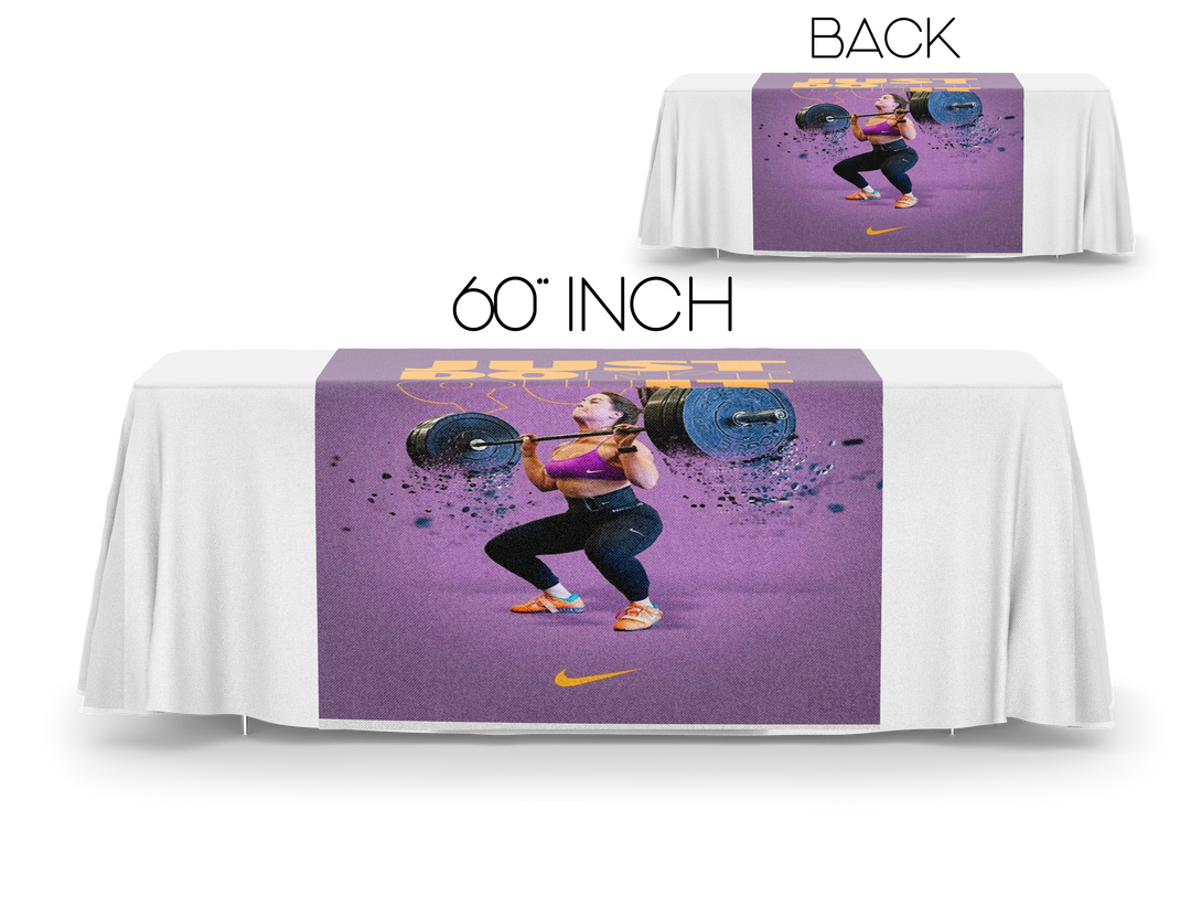Caminos de mesa de 60" de ancho