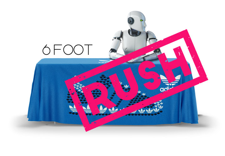 RUSH 6 ft Throw Tablecover (C)