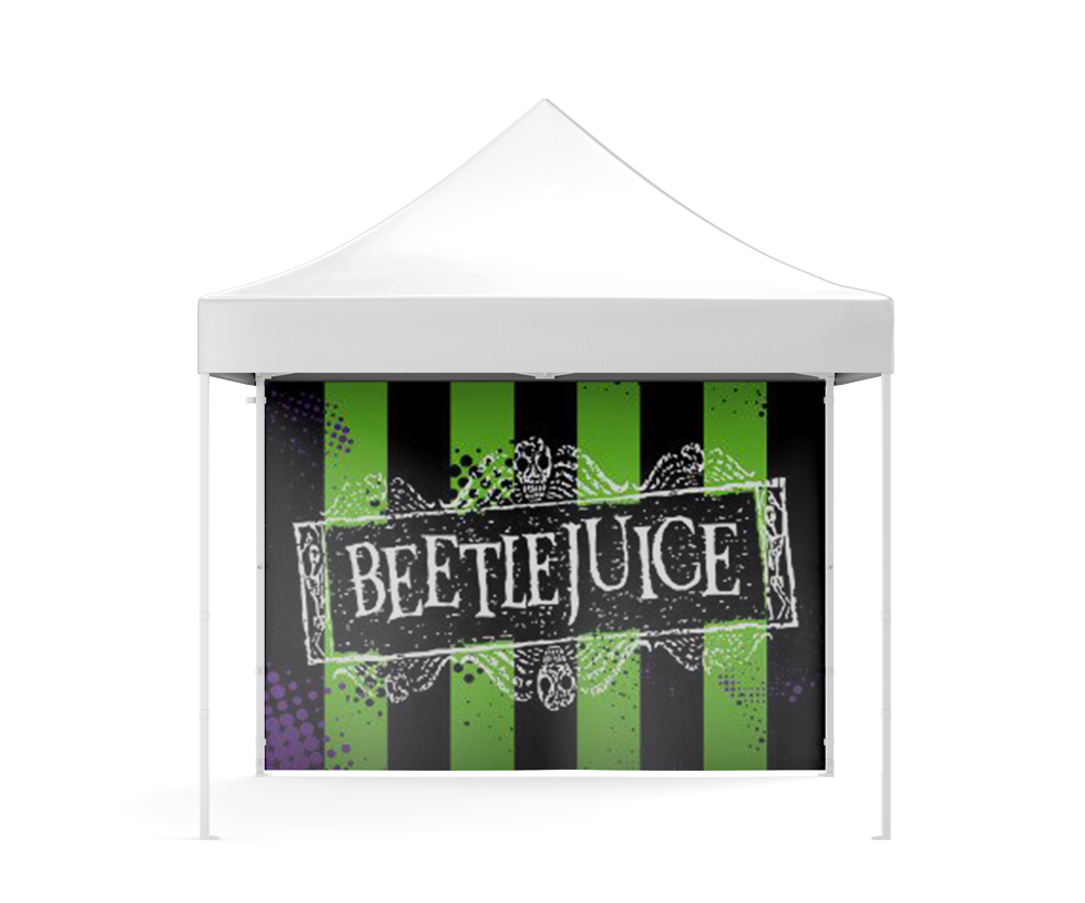 Prime Pop Up Canopy Tent 10ft x 10ft + Backwall + Throw Tablecover (C)