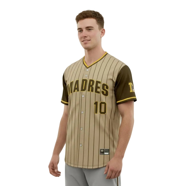 Custom Full Button Baseball Jersey (C)