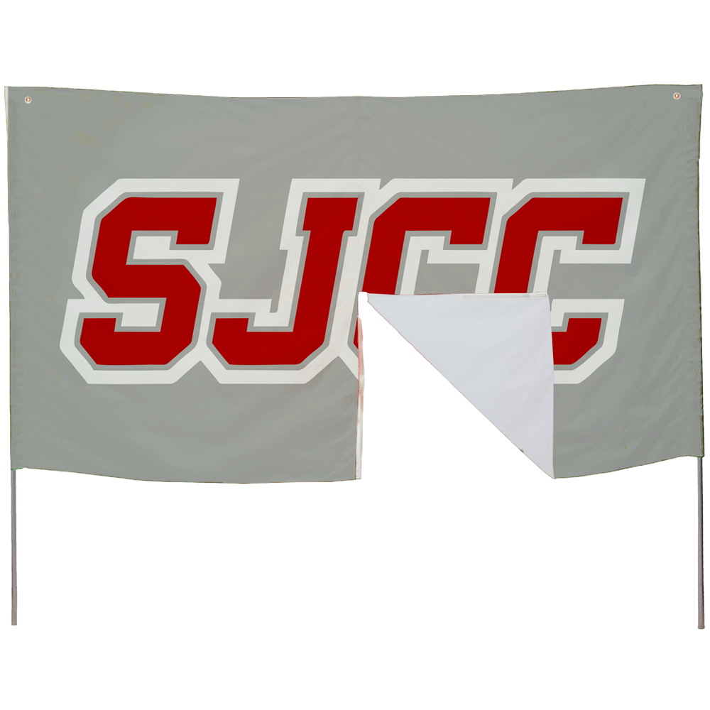 Custom Breakout / Breakaway Banner with Velcro Split and Grommets - 10 ft H x 24 ft W - Poliester (C)