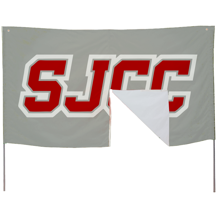 Custom Breakout / Breakaway Banner with Velcro Split and Grommets - 10 ft H x 20 ft W - Poliester (C)