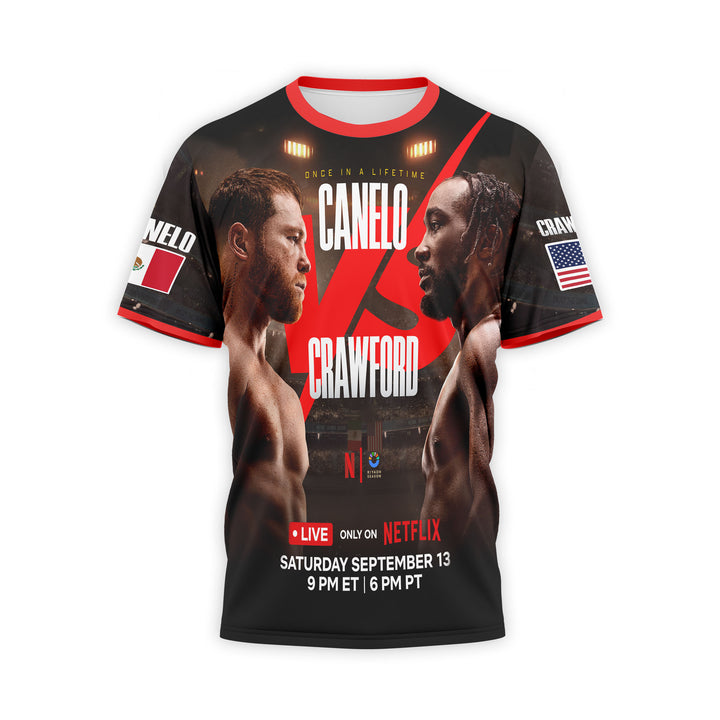 Custom Sublimated Crew Neck Tee (Standard Fit) - E-COM