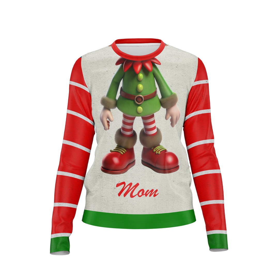 Women's Custom Sublimated Long Sleeve Shirt (C)