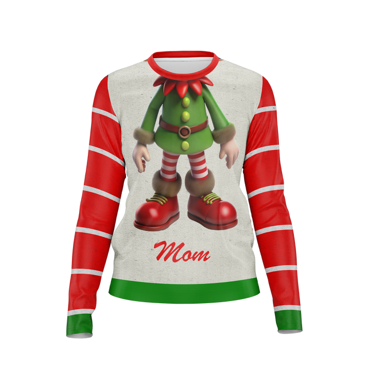 Women's Custom Sublimated Long Sleeve Shirt (C)
