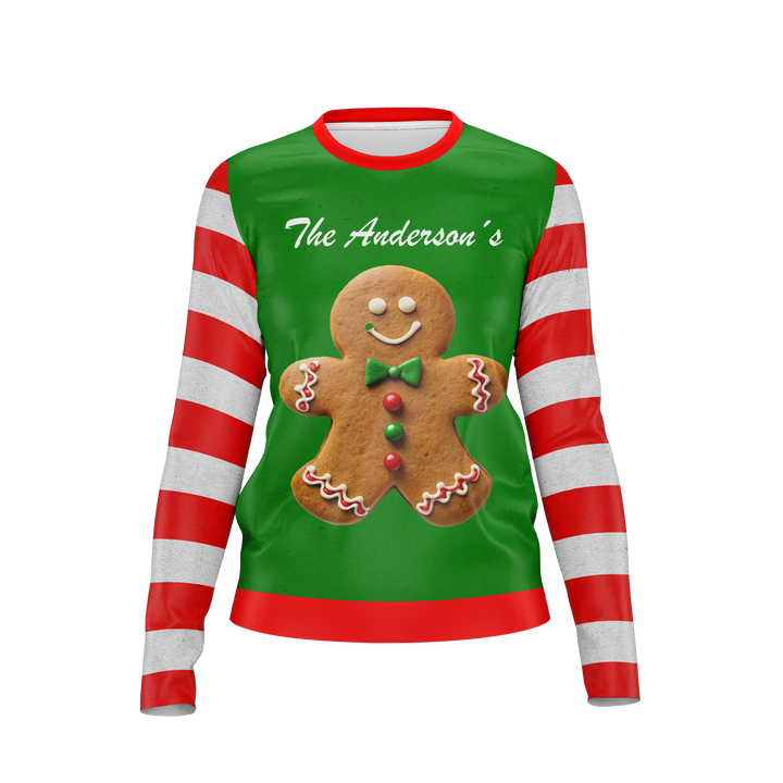 Women's Custom Sublimated Long Sleeve Shirt (C)