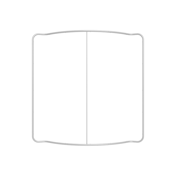 Curve Tubular Tension Backdrop Banner 8´X 8´ (C)