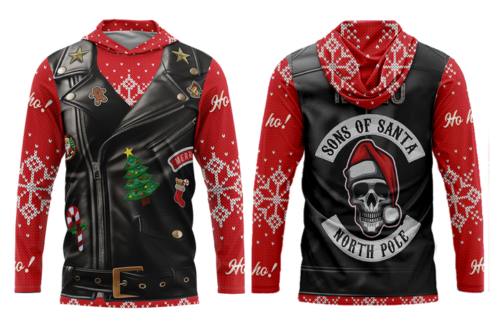 Custom Jersey Hooded T-Shirt (Holiday #13) - E-COM