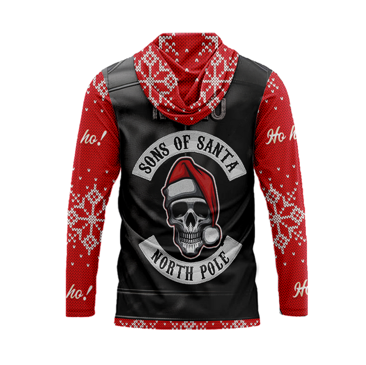 Custom Jersey Hooded T-Shirt (Holiday #13) - E-COM