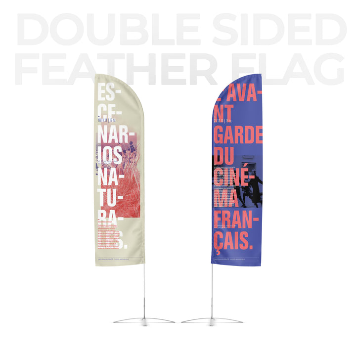 Double Sided 10 ft Feather Flag (C)