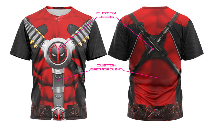 Custom Sublimated Jersey Crew Neck (Standard Fit) (C)