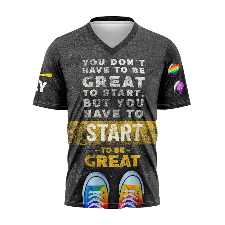 Custom V-neck Jersey (C)