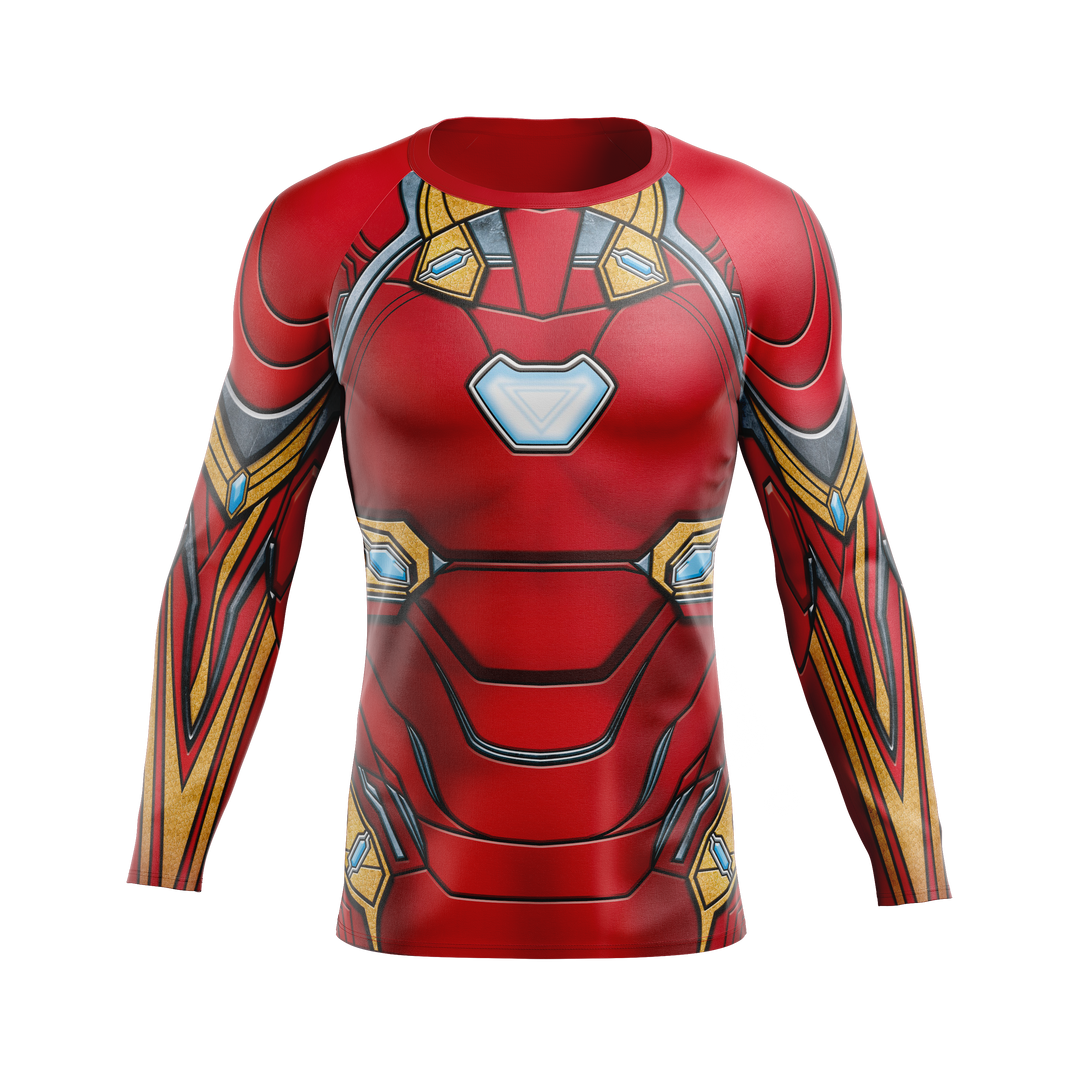 Custom Men's Crew Neck Long Sleeve Shirt (C)