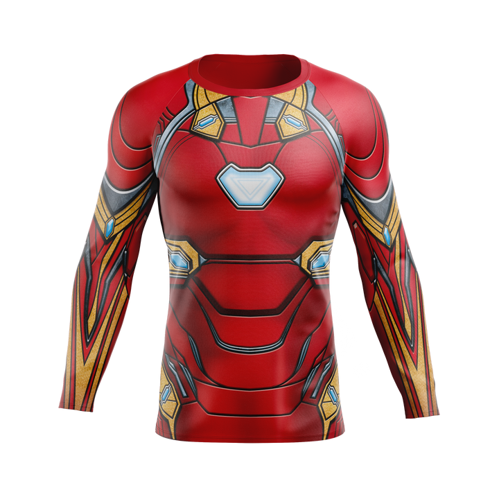 Custom Men's Crew Neck Long Sleeve Shirt (C)