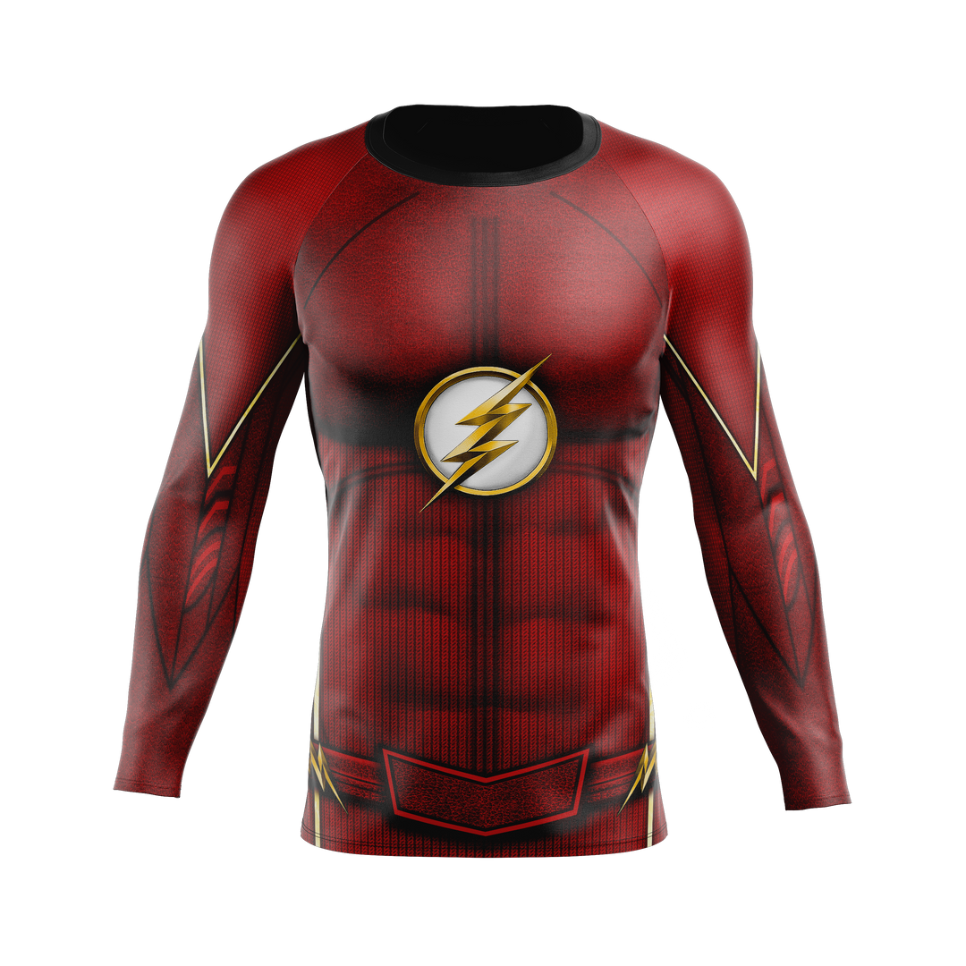 Custom Men's Crew Neck Long Sleeve Shirt (C)