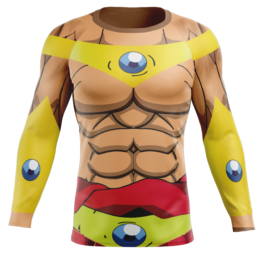 Custom Men's Crew Neck Long Sleeve Shirt (C)