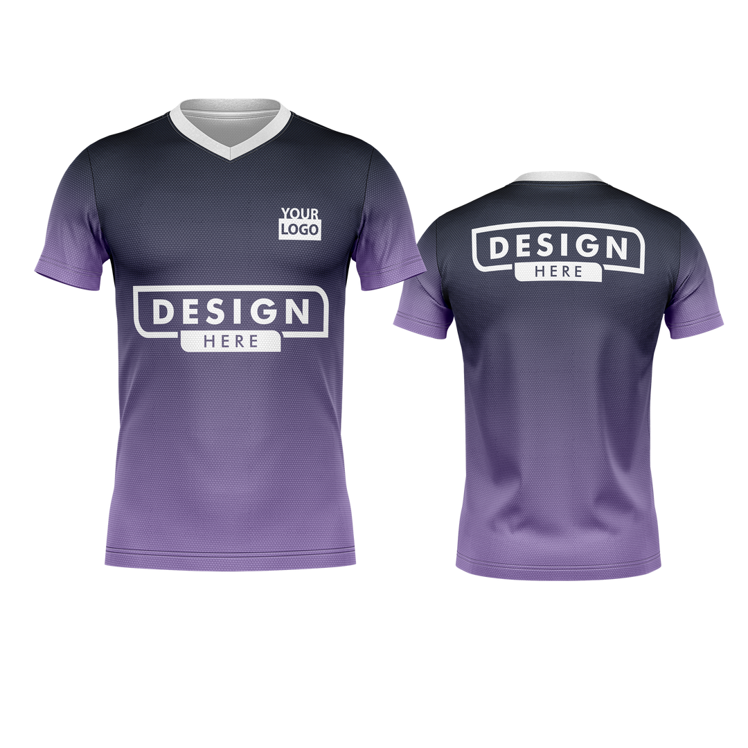 Custom Men's V-Neck Jersey / Athletic Slim Fit, Micro Mesh, moisture wicking 2023® (C)