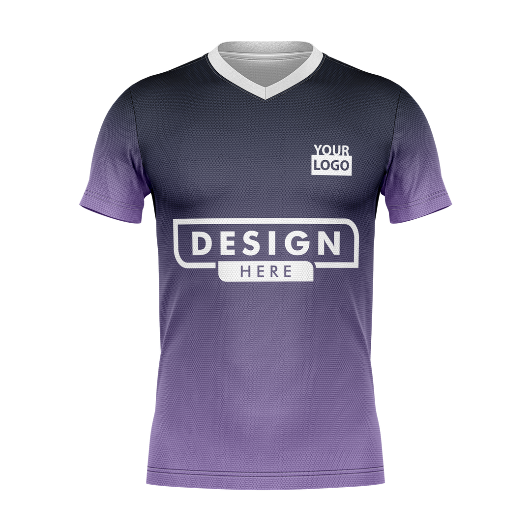 Custom Men's V-Neck Jersey / Athletic Slim Fit, Micro Mesh, moisture wicking 2023® (C)