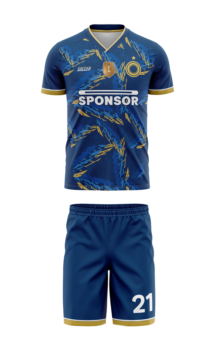 Custom V-Neck Soccer Uniform (C)