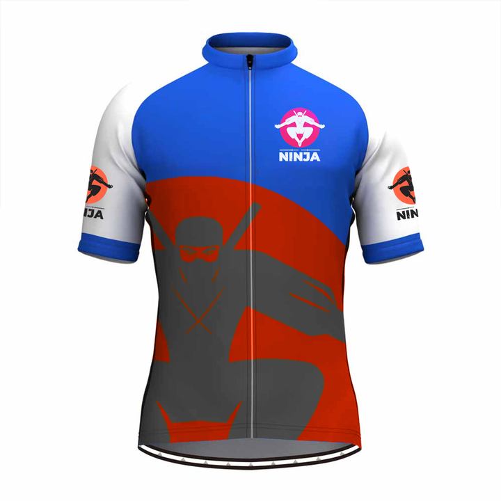 Cycling Jersey - Custom Crew Neck Full Zipper (C)