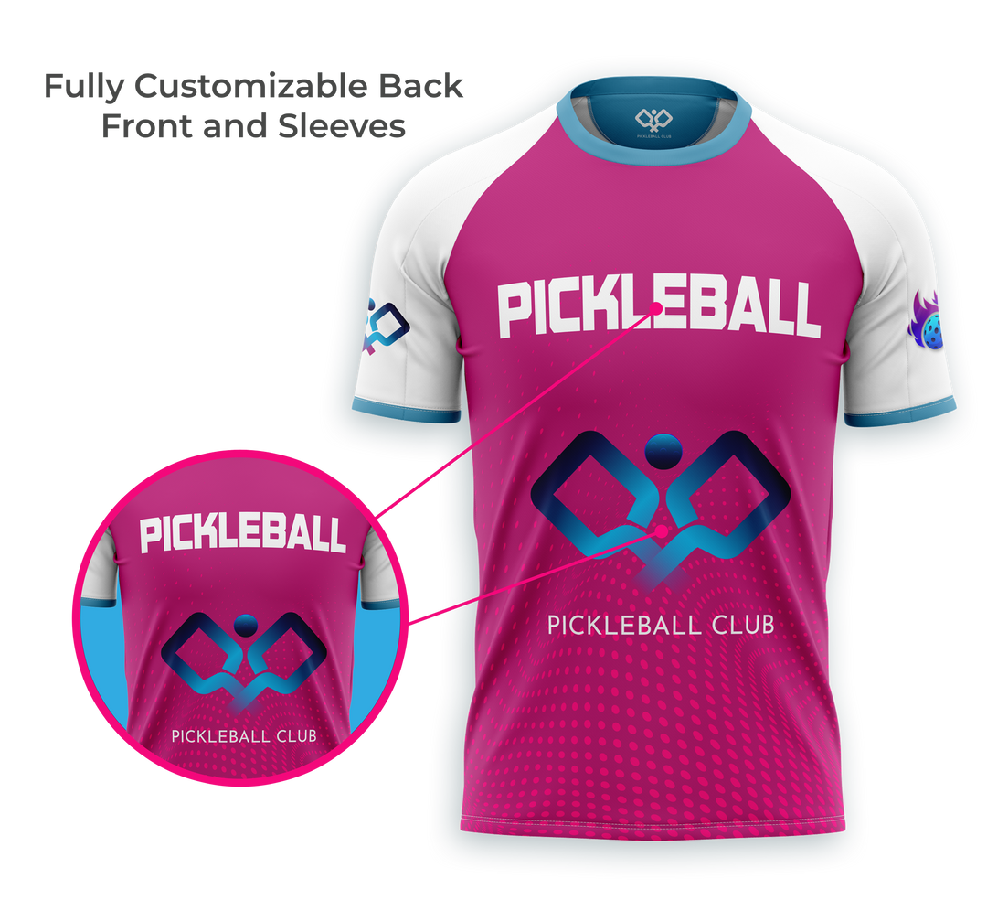 Pickleball Jersey Custom Crew Neck (C)