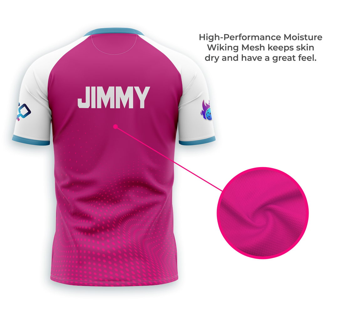 Pickleball Jersey Custom Crew Neck (C)