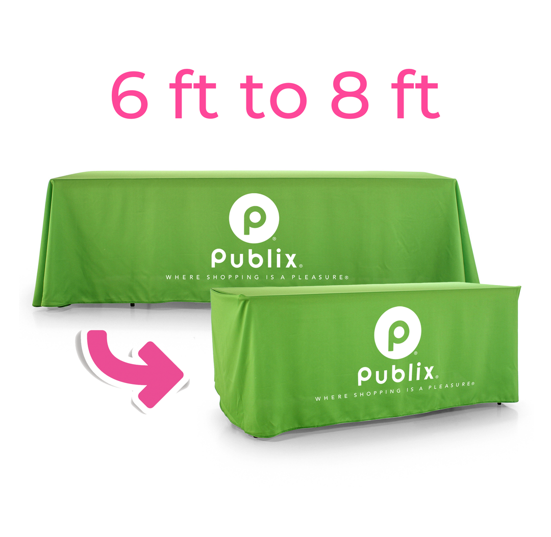 Convertible Table Throw (Black or white Velcro only) (C)