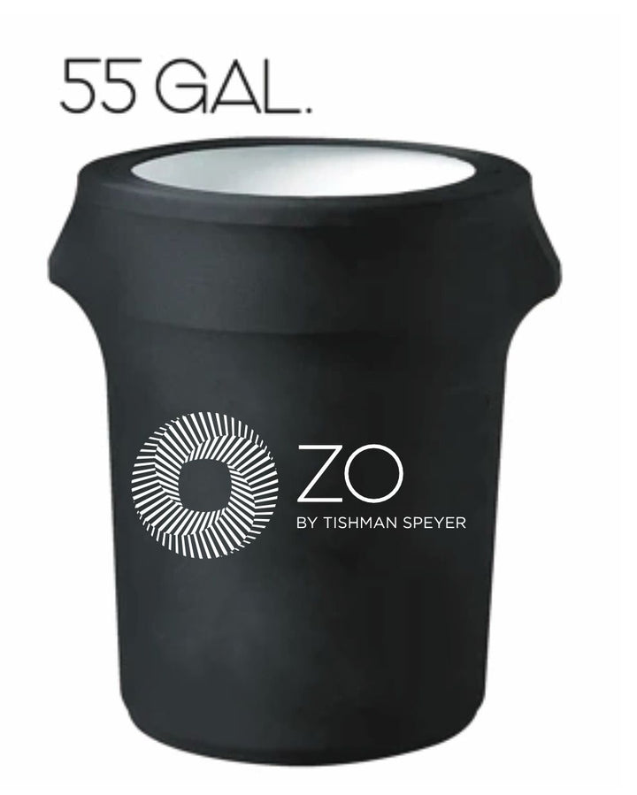 55 Gallon Custom Trash Can Cover (C)