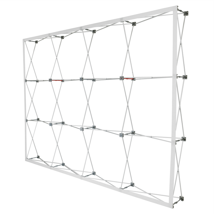Velcro Pop-Up Backdrop with End Caps, Podium Counter Travel Case - E-COM