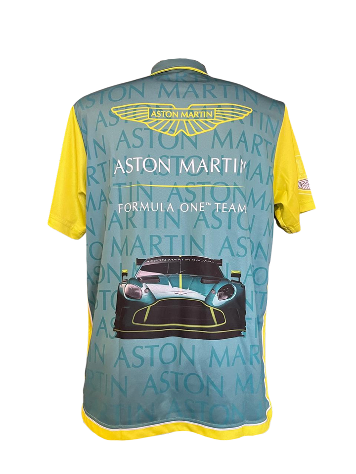 Custom Men's Zip-Neck Polo Shirt (C)