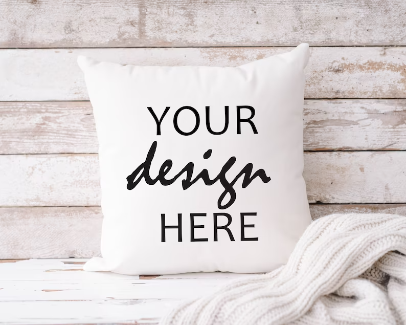 Custom Throw Pillow (C)