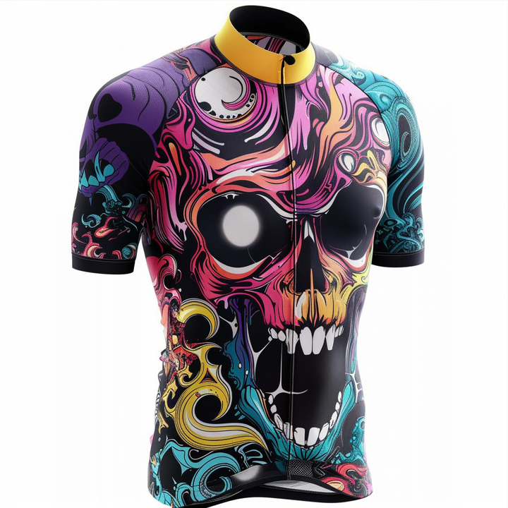 Cycling Jersey - Custom Crew Neck Full Zipper (C)
