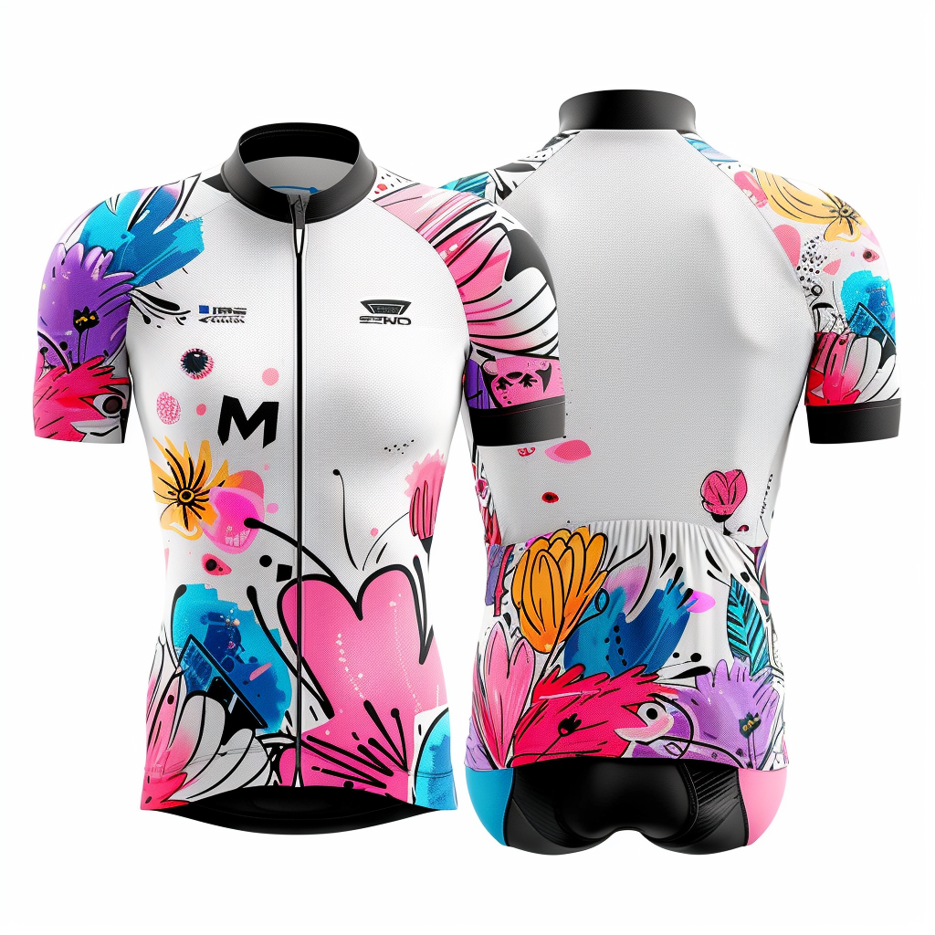Cycling Jersey - Custom Crew Neck Full Zipper (C)