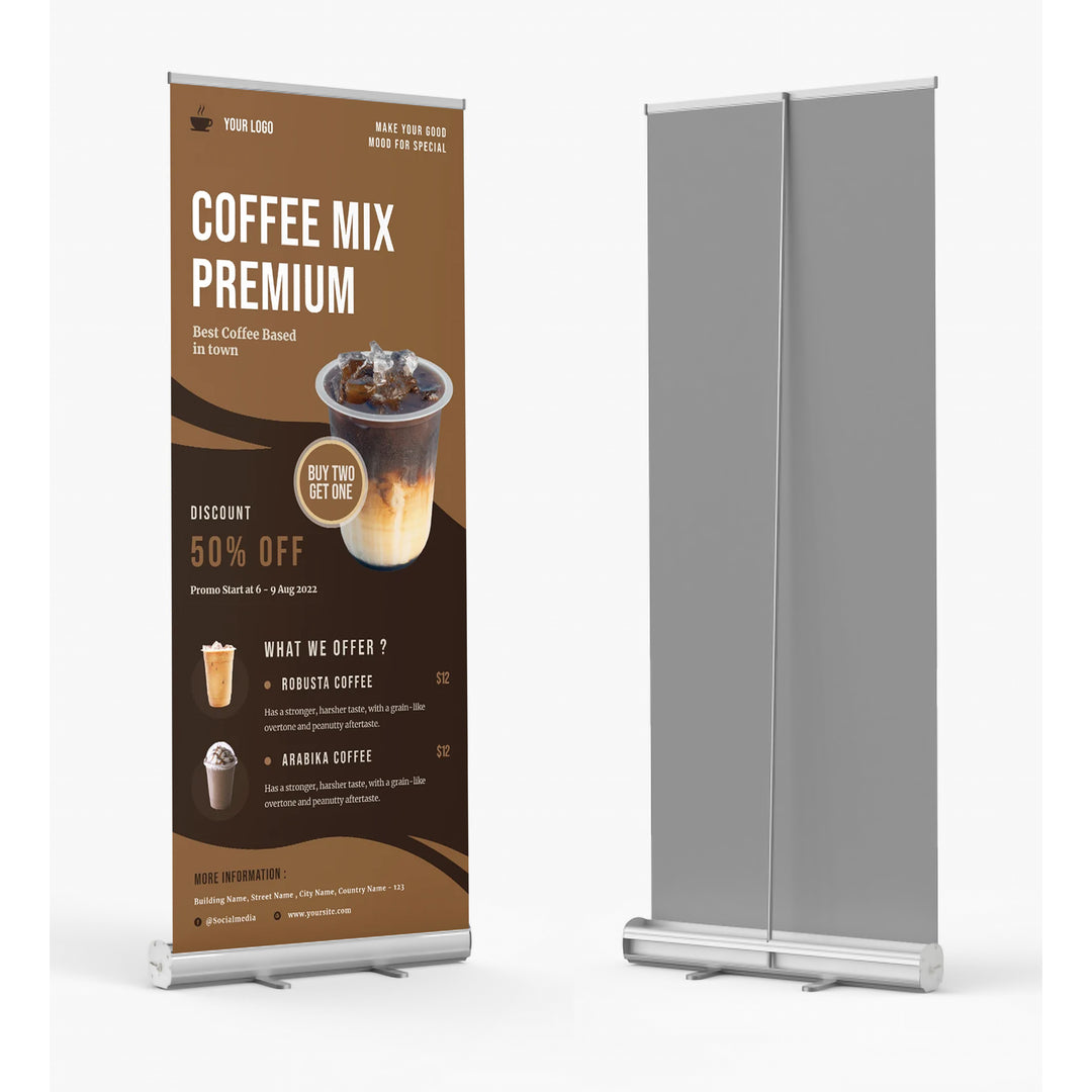Retractable Banner 31.5" W x 80" H (C)