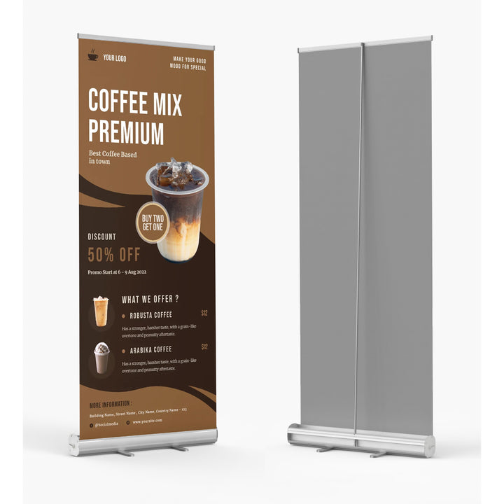 Retractable Banner 31.5" W x 80" H (C)