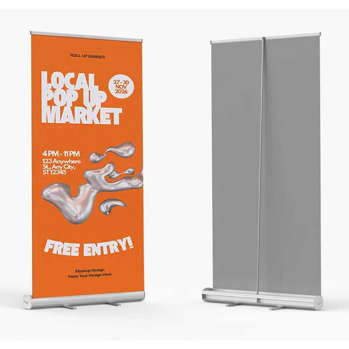 Retractable Banner 36" W x 80" H (C)