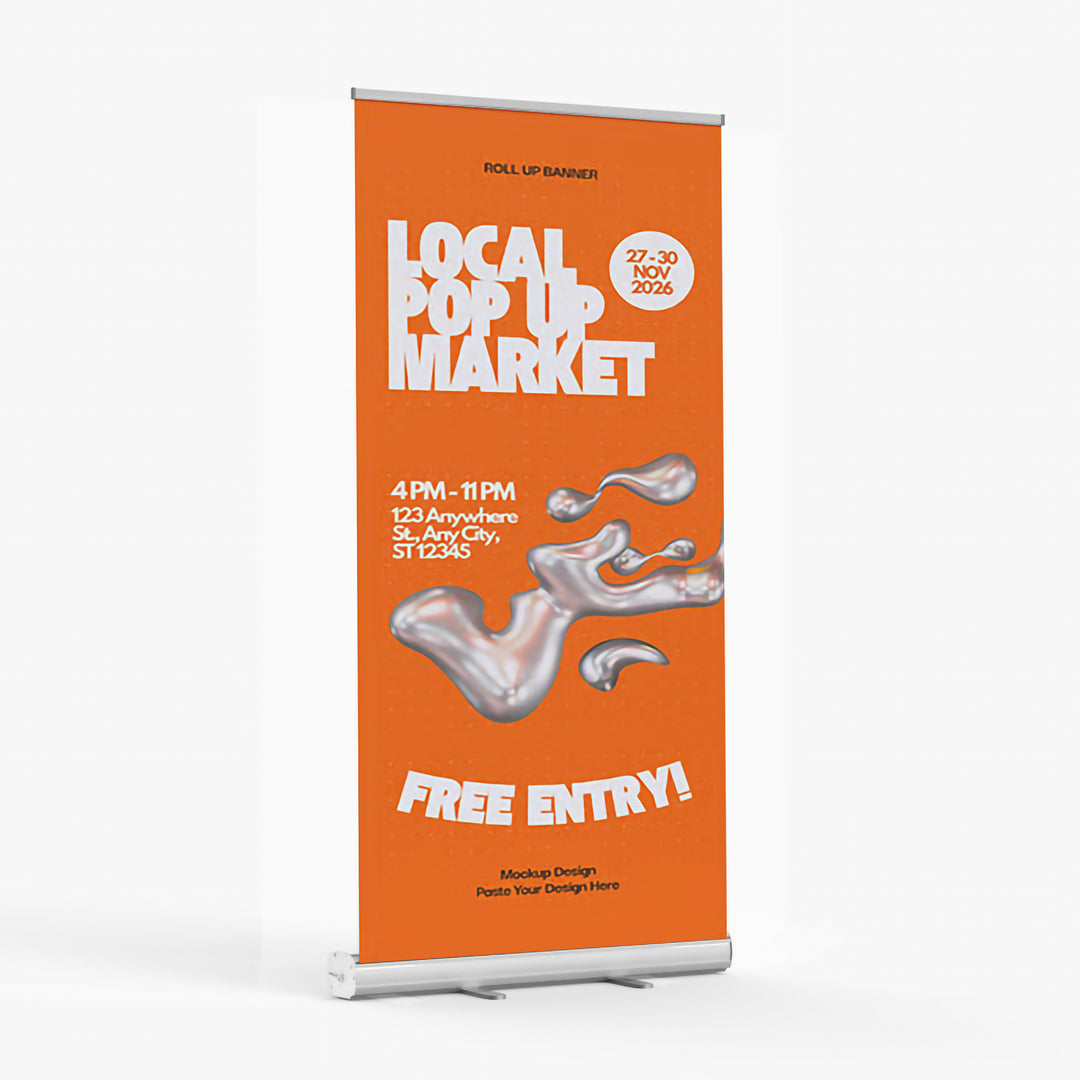 Retractable Banner 36" W x 80" H (C)