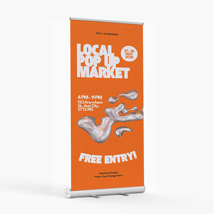 Retractable Banner 36" W x 80" H (C)