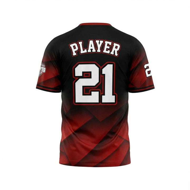 Custom V-neck Baseball Jersey (C)