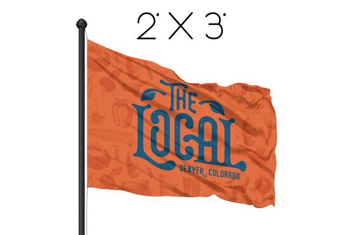 Single Sided Custom Flags 2' x 3' (C)