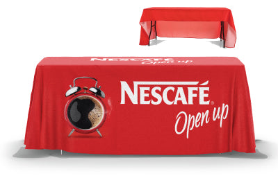6 ft Throw Tablecover (3 Sided) Open Back (C)